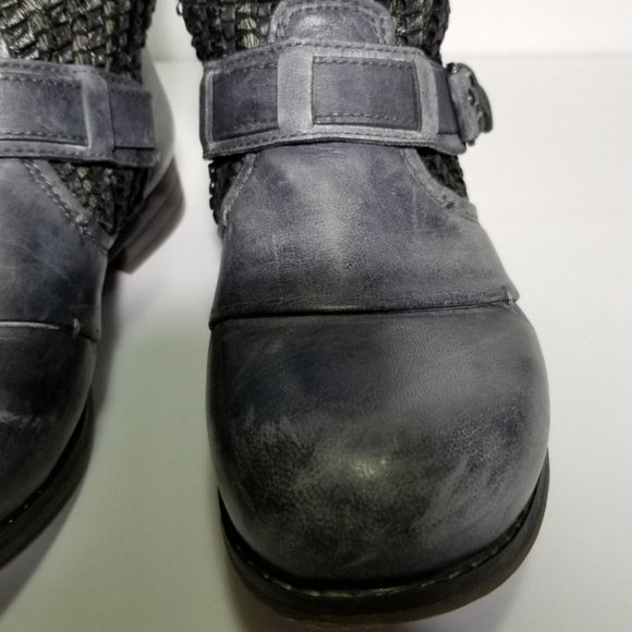 Women's Gray Ankle Boots - Picture 8 of 13